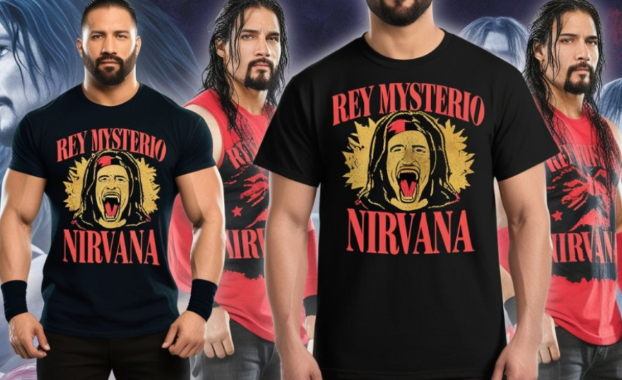 rey mysterio nirvana inspired shirt