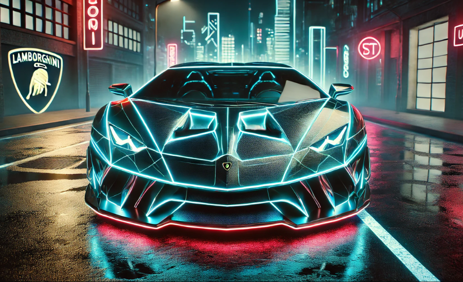 neon:uiqmm8ciuj4= lamborghini