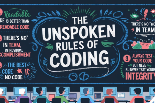 the unspoken rules of coding for both novice and sage developers